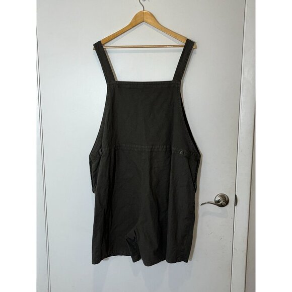 Eileen. Fisher Cottoon Hemp Stretch Shot Overalls  Size 2x Womens in Green Army - Picture 6 of 11